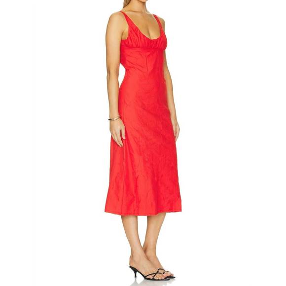 NEW THE LINE BY K julieta dress in cherry red - Picture 2 of 3